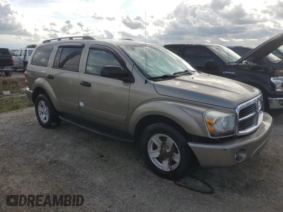 2004 Dodge Durango SLT with VIN 1D4HB48D24F168367, listed as a Copart auction lot 74905014 with 180,653 mi miles and Salvage title. Bid and sale history available at DreamBid. Image 4.