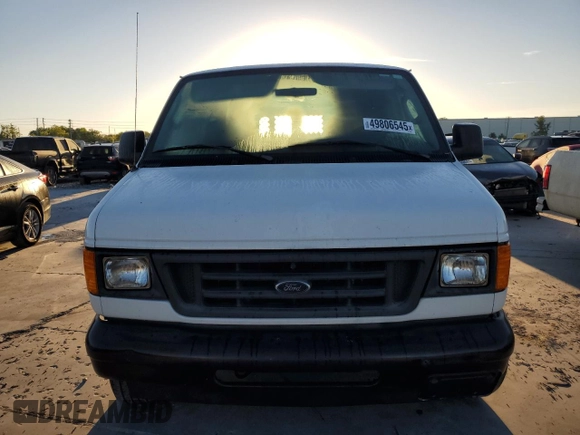 2004 Ford Econoline Cargo with VIN 1FTRE14W64HA29300, listed as a Copart auction lot 49806545 with 116,855 mi miles and Salvage Title. Bid and sale history available at carsss.com. Image 5.