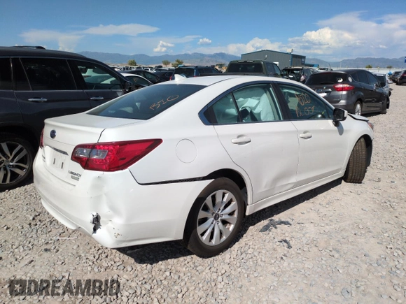 2017 Subaru Legacy Premium с VIN 4S3BNAC64H3060891, выставлен на аукционе Copart как лот 58546075 с пробегом Не указан миль и Списание • Salvage title. История ставок и продаж доступна на DreamBid. Изображение 3.