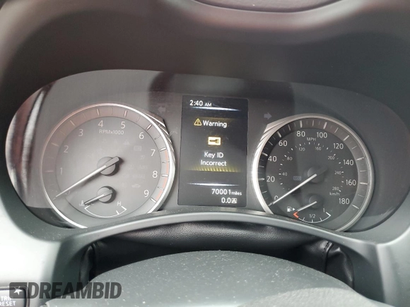 2020 Infiniti Q50 Luxe z VIN JN1EV7AP7LM206136, wystawiony jako Copart lot #59612355 z przebiegiem 70 001 mil mil oraz Szkoda całkowita • Salvage title. Historia ofert i sprzedaży dostępna na DreamBid. Obrazek 9.