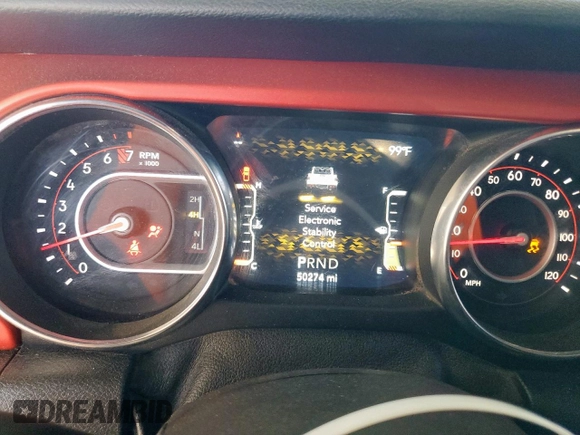 2020 Jeep Gladiator Rubicon с VIN 1C6JJTBG5LL116138, выставлен на аукционе Copart как лот 58061265 с пробегом 50 274 миль миль и Списание • Salvage title. История ставок и продаж доступна на DreamBid. Изображение 9.