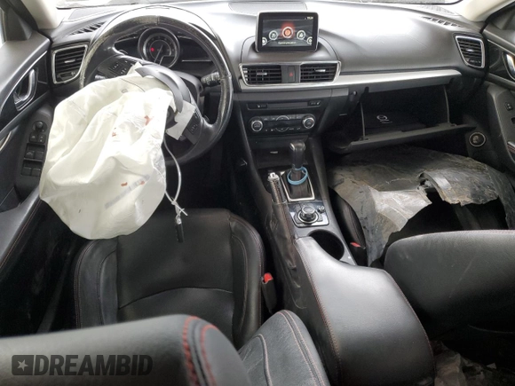 2016 Mazda 3 S Grand Touring z VIN JM1BM1N39G1355274, wystawiony jako Copart lot #44860435 z przebiegiem 151 993 mil mil oraz Szkoda całkowita • Salvage title. Historia ofert i sprzedaży dostępna na DreamBid. Obrazek 8.