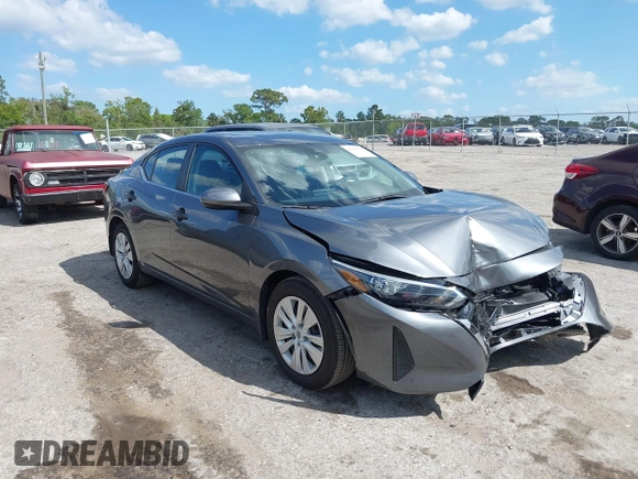 2024 Nissan Sentra S with VIN 3N1AB8BV7RY390221, listed as a IAAI auction lot 41944821 with 11,852 mi miles and . Bid and sale history available at DreamBid. Image 1.