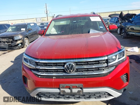 2022 Volkswagen Atlas 3.6L V6 SE w/Technology with VIN 1V2HR2CA3NC536146, listed as a IAAI auction lot 41090757 with 30,488 mi miles. Bid and sale history available at carsss.com. Image 12.