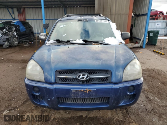 2006 Hyundai Tucson GL with VIN KM8JM72B56U304731, listed as a Copart auction lot 82592184 with Not Provided miles and Clean Title. Bid and sale history available at carsss.com. Image 5.