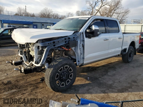 2024 Ford Super Duty F-250 SRW XL with VIN 1FT8W2BN3RED65908, listed as a Copart auction lot 42253355 with 7,149 mi miles and Salvage Title. Bid and sale history available at carsss.com. Image 1.