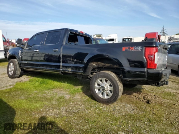 2017 Ford F-350 Platinum with VIN 1FT8W3BT6HEE47814, listed as a Copart auction lot 45143945 with Not provided miles and Salvage title. Bid and sale history available at DreamBid. Image 2.