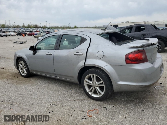 2014 Dodge Avenger SE with VIN 1C3CDZAB4EN173234, listed as a Copart auction lot 52251535 with 44,820 mi miles and Salvage Title. Bid and sale history available at carsss.com. Image 2.