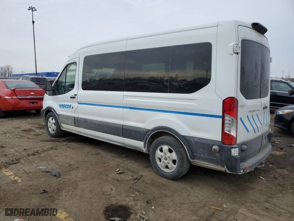 2018 Ford Transit Passenger Wagon XL with VIN 1FBAX2CM9JKA86087, listed as a Copart auction lot 43119905 with 56,664 mi miles and Clean Title. Bid and sale history available at carsss.com. Image 2.
