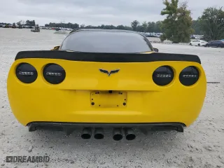 2008 Chevrolet Corvette Z06 with VIN 1G1YY26E985132577, listed as a Copart auction lot 71378644 with 80,760 mi miles and Salvage Title. Bid and sale history available at carsss.com. Image 6.