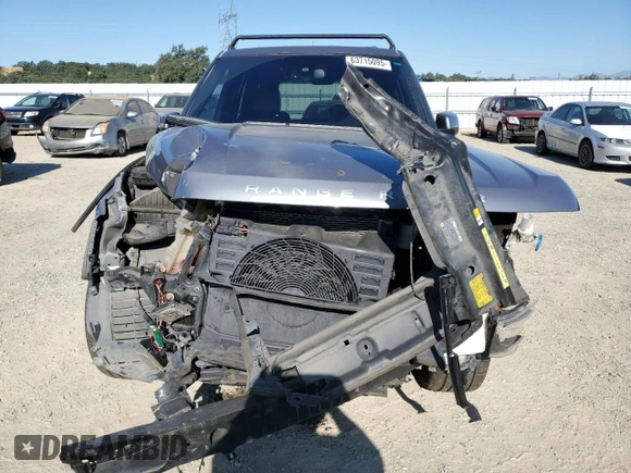 2012 Land Rover Range Rover HSE Lux with VIN SALMF1D46CA363185, listed as a Copart auction lot 63715095 with 151,154 mi miles and Salvage title. Bid and sale history available at DreamBid. Image 5.
