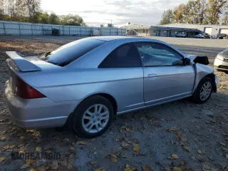 2001 Honda Civic EX with VIN 1HGEM22931L806689, listed as a Copart auction lot 72966564 with 187,140 mi miles and Salvage Title. Bid and sale history available at carsss.com. Image 3.