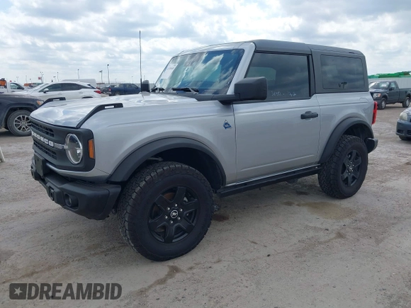 2024 Ford Bronco Black Diamond with VIN 1FMDE1AH6RLA22976, listed as a IAAI auction lot 41781569 with 13,307 mi miles. Bid and sale history available at carsss.com. Image 2.