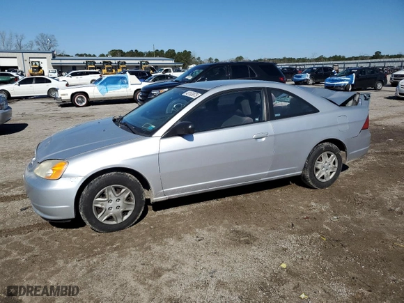 2003 Honda Civic LX with VIN 1HGEM22583L015316, listed as a Copart auction lot 48103875 with 52,419 mi miles and Salvage Title. Bid and sale history available at carsss.com. Image 1.