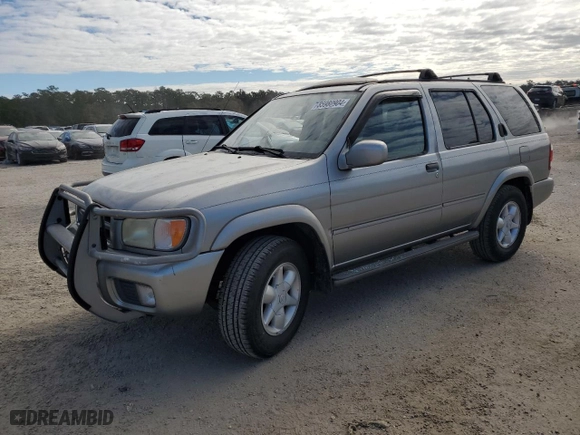 2001 Nissan Pathfinder LE with VIN JN8DR07X51W502046, listed as a Copart auction lot 42756345 with 202,088 mi miles and Salvage Title. Bid and sale history available at carsss.com. Image 1.