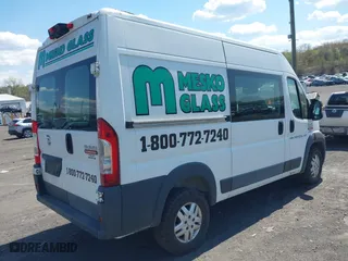 2014 Ram ProMaster Cargo Van with VIN 3C6TRVCG0EE102123, listed as a IAAI auction lot 42126168 with 202,215 mi miles. Bid and sale history available at carsss.com. Image 4.