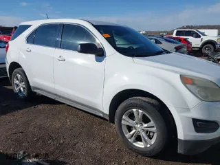 2016 Chevrolet Equinox LS with VIN 2GNALBEK3G1167251, listed as a IAAI auction lot 41654612 with 105,614 mi miles. Bid and sale history available at carsss.com. Image 1.
