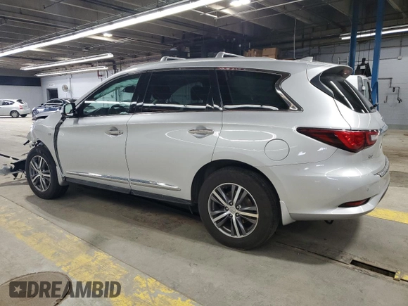 2020 Infiniti QX60 Luxe with VIN 5N1DL0MM3LC531312, listed as a Copart auction lot 49909255 with 58,839 mi miles and Salvage Title. Bid and sale history available at DreamBid. Image 2.