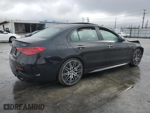 2024 Mercedes-Benz C 43 AMG с VIN W1KAF8HB4RR227455, выставлен на аукционе Copart как лот 44388045 с пробегом Не указан миль и Списание • Salvage title. История ставок и продаж доступна на DreamBid. Изображение 3.