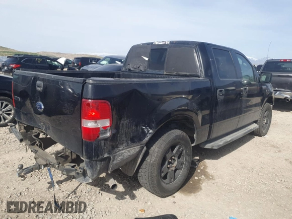 2005 Ford F-150 XLT with VIN 1FTPW12555KE82830, listed as a Copart auction lot 52312525 with Not Provided miles and Salvage Title. Bid and sale history available at carsss.com. Image 3.