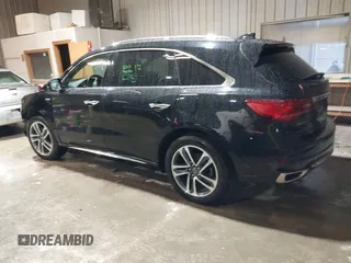 2017 Acura MDX Sport Hybrid w/Advance Pkg with VIN 5FRYD7H79HB000463, listed as a IAAI auction lot 40926548 with 131,998 mi miles. Bid and sale history available at carsss.com. Image 3.