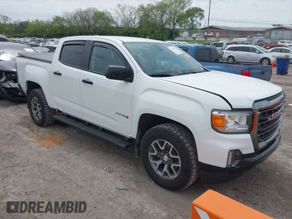 2022 GMC Canyon 4WD AT4 with VIN 1GTG6FEN9N1330466, listed as a IAAI auction lot 42066678 with 15,163 mi miles and . Bid and sale history available at carsss.com. Image 1.