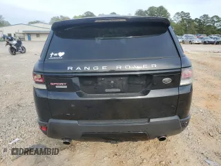 2015 Land Rover Range Rover Sport Supercharged with VIN SALWR2TF4FA522556, listed as a Copart auction lot 50923545 with 124,759 mi miles and Salvage title. Bid and sale history available at DreamBid. Image 6.