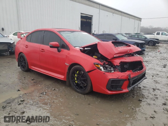 2020 Subaru WRX STI Limited with VIN JF1VA2Y66L9804302, listed as a Copart auction lot 44375725 with 34,734 mi miles and Salvage Title. Bid and sale history available at carsss.com. Image 4.