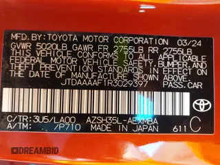 2024 Toyota Crown XLE с VIN JTDAAAAF1R3029397, выставлен на аукционе IAAI как лот 42269436 с пробегом Не указан миль и . История ставок и продаж доступна на DreamBid. Изображение 9.