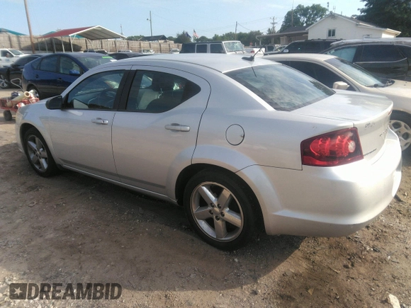 2012 Dodge Avenger SE with VIN 1C3CDZAB3CN151190, listed as a IAAI auction lot 42223269 with 194,540 mi miles and . Bid and sale history available at carsss.com. Image 3.