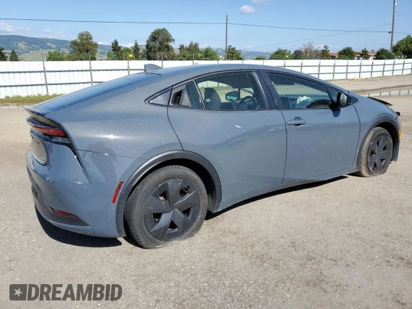 2024 Toyota Prius LE with VIN JTDACAAUXR3019525, listed as a Copart auction lot 54252195 with 22,473 mi miles and Non Repairable. Bid and sale history available at DreamBid. Image 3.