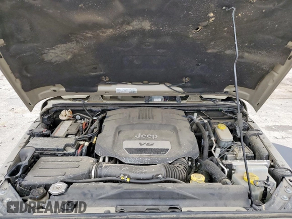 2017 Jeep Wrangler Unlimited Rubicon with VIN 1C4BJWFG1HL667974, listed as a Copart auction lot 59470365 with 22,241 mi miles and Salvage title. Bid and sale history available at DreamBid. Image 12.