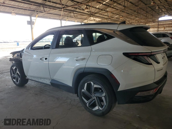 2022 Hyundai Tucson SEL with VIN 5NMJF3AE7NH055311, listed as a Copart auction lot 81043864 with 43,662 mi miles and Salvage Title. Bid and sale history available at carsss.com. Image 2.