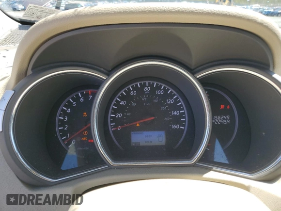 2012 Nissan Murano SV with VIN JN8AZ1MW5CW216494, listed as a Copart auction lot 53656735 with 156,249 mi miles and Salvage Title. Bid and sale history available at carsss.com. Image 9.