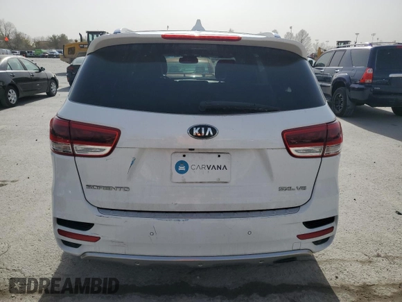 2017 Kia Sorento SX z VIN 5XYPK4A50HG296590, wystawiony jako Copart lot #48971685 z przebiegiem 125 691 mil mil oraz Szkoda całkowita • Salvage title. Historia ofert i sprzedaży dostępna na DreamBid. Obrazek 6.