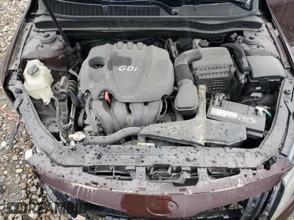 2014 Kia Optima LX with VIN 5XXGM4A76EG266117, listed as a Copart auction lot 66970104 with 81,446 mi miles and Salvage Title. Bid and sale history available at carsss.com. Image 13.
