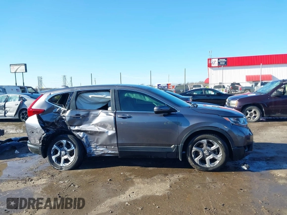2019 Honda CR-V EX-L with VIN 7FARW1H84KE006415, listed as a IAAI auction lot 41135528 with 53,160 mi miles. Bid and sale history available at carsss.com. Image 13.