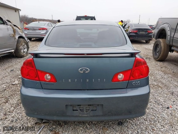 2005 Infiniti G35 Sedan with VIN JNKCV51E45M203607, listed as a IAAI auction lot 41556511 with 223011 miles. Bid and sale history available at carsss.com. Image 16.