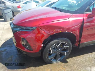 2022 Chevrolet Blazer RS z VIN 3GNKBERS7NS158265, wystawiony jako IAAI lot #42033744 z przebiegiem 60 893 mil mil oraz . Historia ofert i sprzedaży dostępna na DreamBid. Obrazek 6.