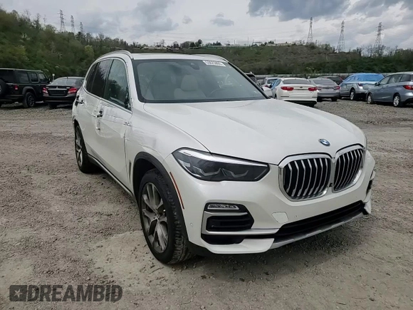 2021 BMW X5 xDrive40i with VIN 5UXCR6C08M9F47053, listed as a Copart auction lot 53625805 with 58,555 mi miles and Salvage Title. Bid and sale history available at carsss.com. Image 15.