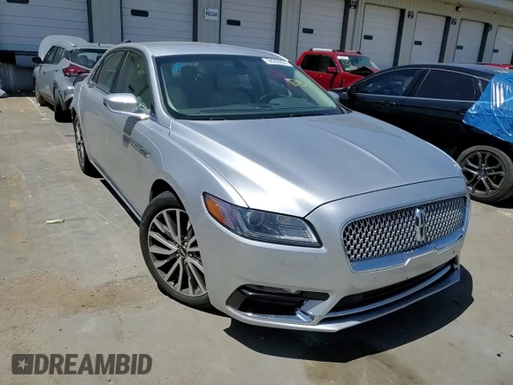 2017 Lincoln Continental Select with VIN 1LN6L9SK4H5607467, listed as a Copart auction lot 58200624 with 27,887 mi miles and Salvage Title. Bid and sale history available at carsss.com. Image 11.