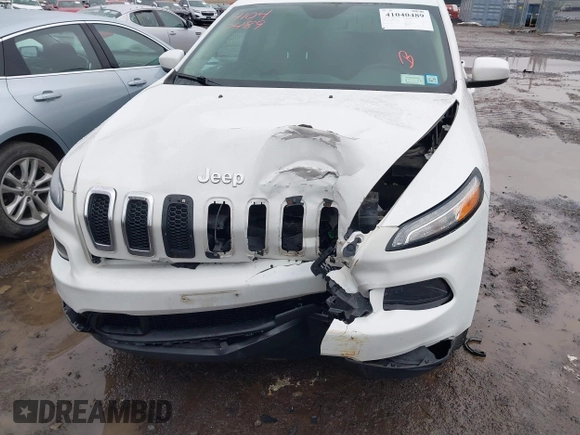 2017 Jeep Cherokee Latitude with VIN 1C4PJMCB9HW546157, listed as a IAAI auction lot 41040489 with 97,230 mi miles. Bid and sale history available at carsss.com. Image 6.