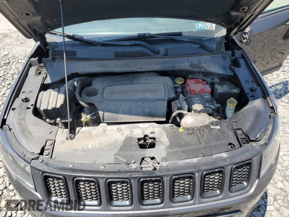 2019 Jeep Compass Altitude with VIN 3C4NJDBB0KT683557, listed as a Copart auction lot 59211055 with 102,648 mi miles and Salvage title. Bid and sale history available at DreamBid. Image 12.