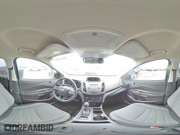 2017 Ford Escape S with VIN 1FMCU0F71HUD44345, listed as a Copart auction lot 60644215 with 115,300 mi miles and Salvage title. Bid and sale history available at DreamBid. Image 14.