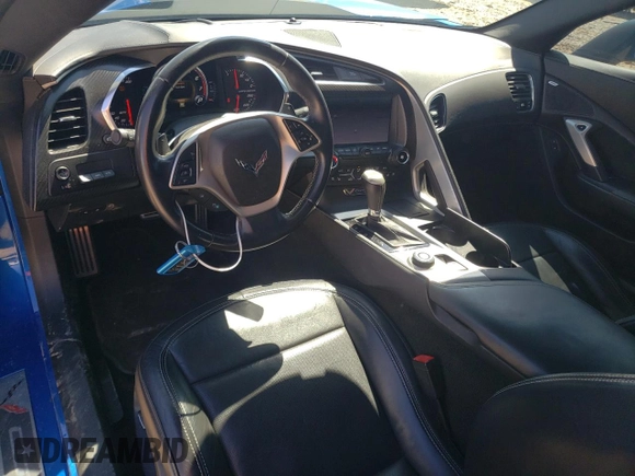 2014 Chevrolet Corvette Z51 3LT with VIN 1G1YM2D77E5105731, listed as a Copart auction lot 50523975 with 56,229 mi miles and Clean title. Bid and sale history available at DreamBid. Image 8.