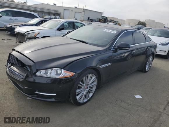 2015 Jaguar XJ with VIN SAJWA2GZ4F8V86379, listed as a Copart auction lot 42624615 with 55,803 mi miles and Salvage Title. Bid and sale history available at carsss.com. Image 1.