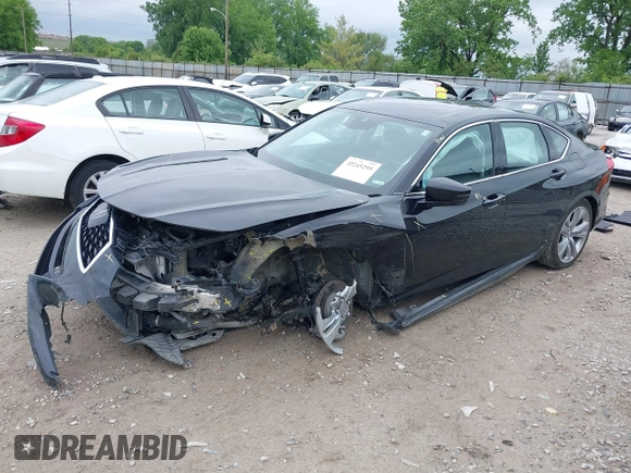 2021 Acura TLX Technology with VIN 19UUB5F42MA009559, listed as a IAAI auction lot 42245295 with 59,902 mi miles and . Bid and sale history available at DreamBid. Image 17.