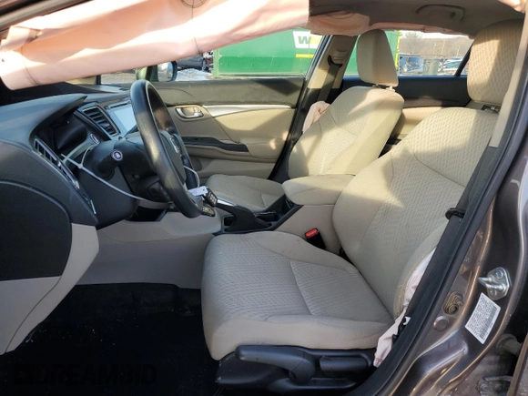 2015 Honda Civic EX with VIN 19XFB2F81FE292688, listed as a Copart auction lot 41737485 with 46,710 mi miles and Salvage Title. Bid and sale history available at carsss.com. Image 7.