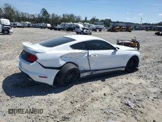2019 Ford Mustang GT with VIN 1FA6P8CF0K5166163, listed as a Copart auction lot 51006725 with 34,748 mi miles and Salvage title. Bid and sale history available at DreamBid. Image 3.