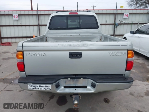 2002 Toyota Tacoma PreRunner with VIN 5TEGN92N42Z888865, listed as a IAAI auction lot 41674113 with 229,651 mi miles and . Bid and sale history available at DreamBid. Image 16.